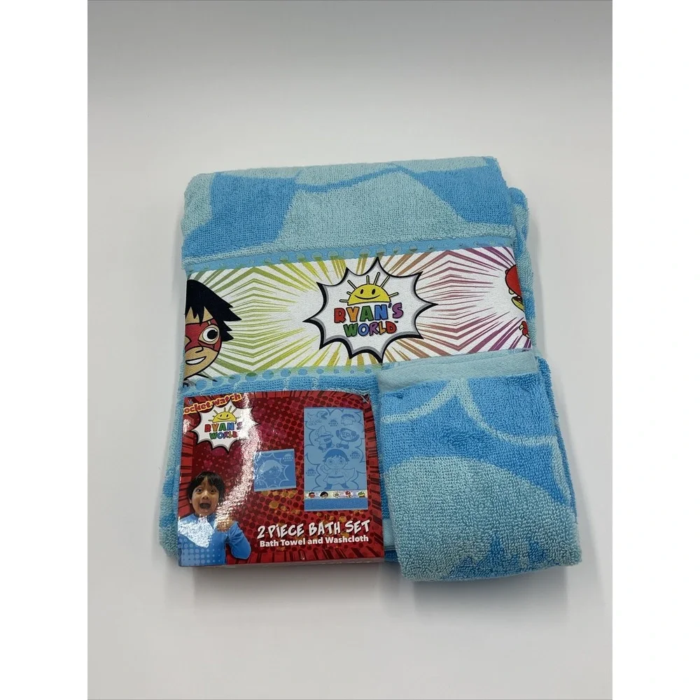 NEW RYAN'S WORLD BATH TOWEL‎  NO WASHCLOTH, TOWEL IS BRAND NEW #C706